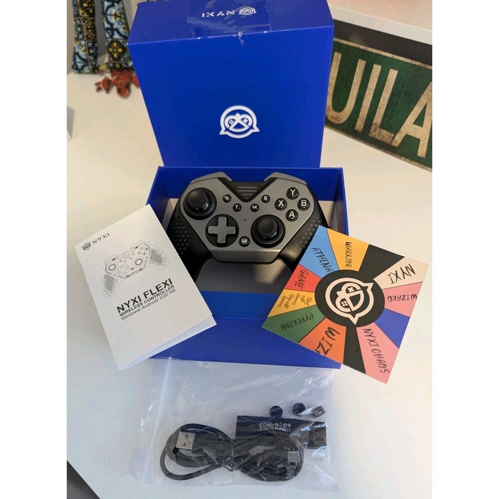 NYXI Flexi Wireless PC Gaming Controller, 1000Hz Polling Rate Hall Effect...